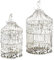 Deco 79 Metall Vogelkäfig, 22 und 15 Zoll, Set von 2