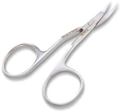 Havel's Doppelt Gebogene Stickschere, 8,9 cm, extra feine Spitze