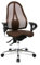 Topstar ST19UG08 Sitness 15, ergonomischer Bürostuhl, Schreibtischstuhl, inkl. höhenverstellbare Armlehnen, Bezugsstoff dunkelbraun