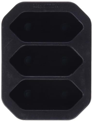 Kopp 471305006 Adapter 3-Fach, schwarz
