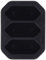 Kopp 471305006 Adapter 3-Fach, schwarz