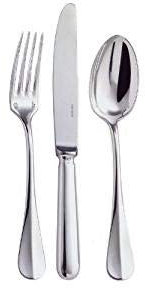 Servizio 72 Pezzi Monoblocco Baguette Inox