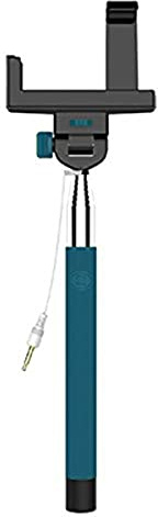 S+MART selfieMAKER Selfiestick mit Kabelauslösung für Apple iPhone 6/6+ blau