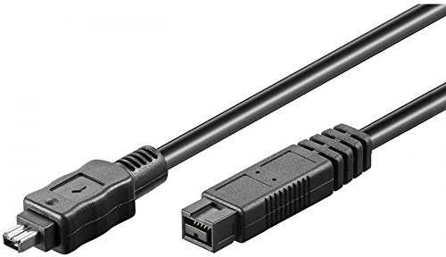 goobay 1.8 FireWire 800 Kabel schwarz 1,8 m - FireWire-Kabel (Schwarz, Stecker/Stecker, 1,8 m)