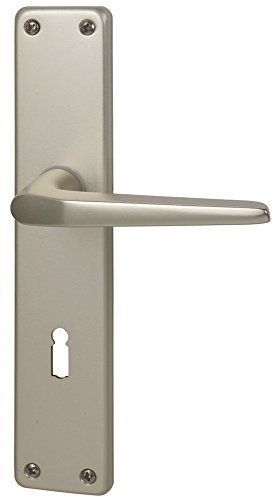 Alpertec 40364004 Tanja-LS für Zimmertüren in Silber eloxiert BB 72 mm Drückergarnitur Türdrücker Türbeschläge Neu