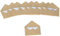 Briefpapier-Set MINI, Umschläge: Kraftpapier Natur, Karten: Goldgemustert