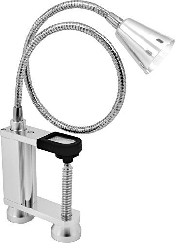 LED Concepts BBQ Grill Lights Magnetic Base Super-Bright LED Lights-360 Degree Flexible Gooseneck, Weather Resistant, Task Lighting Barbecue Grilling Gifts for Men Dad Husband (Silver, 1 Pack)