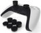 Foamy Lizard Erhöhte Daumengriffe (8 Stück) für Playstation 5 Dualsense von Foamy Lizard – schweißfreies 100% Silikon, präzise, PS4, Stadia & Switch Pro (schwarz)