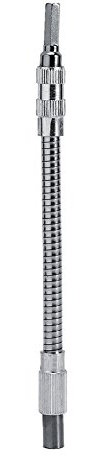1/4 Flexible Drill Bit Extension TOPINCN Screwdriver Bit Holder Metal Shaft 200Mm Long