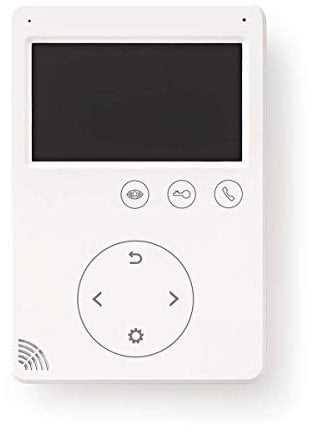 Nedis - Sicherheits Kamera für Tür - 4,3 - Entriegelungsfunktion - Farbmonitor - Weiß