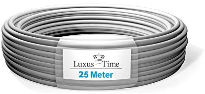 Luxus-Time NYM-J 5x2,5 mm deutsche Qualitätsware Elektro Installationsleitung 1-500m Mantelleitung Kabel 5 Adrig (25m)