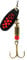 Mepps Spinner Black Fury Silber/rote Punkte Fluo 1