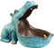 Courti Big Mouth Hippo Key Bowl, Resin Hippo Figurine Key Storage Holder Desktop Candy Dish Organizer, Hippo Statue Resin Hippopotamus Figurine Sculpture Home Table Decoration?three Colors?
