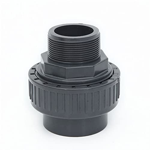 FIDALIKA PVC Union Raccords De Tuyaux Union Connecteur De Tuyaux d'eau, Adaptateur De Tube en Plastique Garden Arrigary Accessoires D'irrigation 1 PCS (Size : ID 25mm X 3 4 inch)