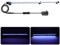 VARMHUS LED 18-112 cm für Fisch Tank Aquarium Leuchte Wasserdicht Aquarium Aquarium Beleuchtung, Lampe Stecker EU Unterwasser LED-Lichtbalken (Weiß und Blau, 92 cm)