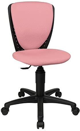 TOPSTAR Kinder Drehstuhl High S`Cool 3 Neue Stoffedition 3D Stoff (Pink)