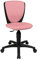 TOPSTAR Kinder Drehstuhl High S`Cool 3 Neue Stoffedition 3D Stoff (Pink)