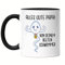 Hey!Print Alles Gute Papa Von Bestem Schwimmer Tasse Vatertagsgeschenk Geburtstag (Schwarz)