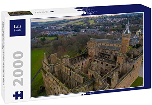 Lais Puzzle Luftaufnahme von Linlithgow Castle Ruins, dem Geburtsort von Mary Queen of Scots in West Lothian, Schottland 2000 Teile