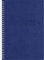 rido/idé Wochenkalender Modell studioplan int. 2024 2 Seiten = 1 Woche Blattgröße 16,8 x 24 cm blau