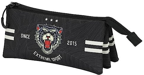 PRODG Tiger-FAN Dreifach Federmäppchen 2.0, Schwarz