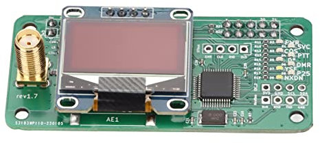 UHF VHF UV MMDVM Hotspot, Modulo Hotspot con Antenna MMDVM Hotspot Kit Modulo Scheda Interfaccia SMA Display a LED Scheda Hotspot con Antenna