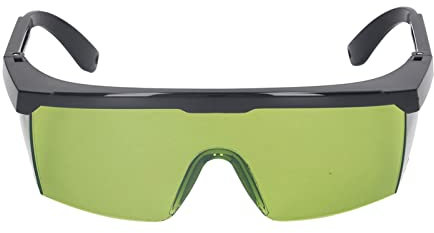 Yunseity Gafas de Soldadura, Gafas de Lente de Soldador Verde con Filtro IR 3.0, Protección UV, Gafas de Seguridad para Soldadura