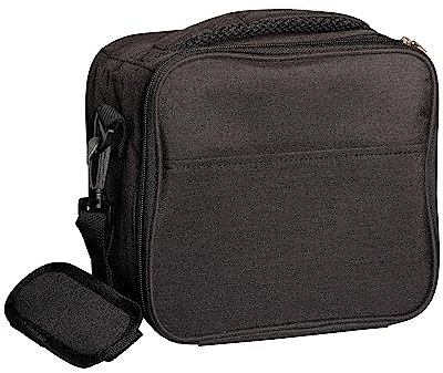 KRAMAZ Bolsa Termica Porta Alimentos 3.5 L - Bolsa Comida Trabajo - Fiambreras Comida Trabajo - Lunch Bag - Nevera pequeña portatil - Bolsa Isotermica (Negro)