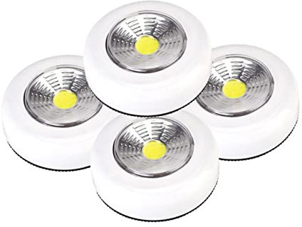 Housoutil 2 Notlicht Led-push-licht Led-drucklampe Wandleuchte Licht Klopfen Nachtlicht Taschen Hand Drücken Wandlampe