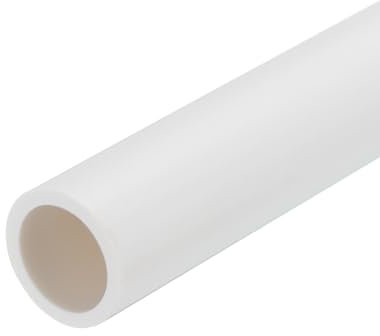 QUARKZMAN PVC Rígido Redondo Tubo 15,4mm (5/8 Pulgadas) ID 20mm OD 350mm Blanco Alto Impacto para Agua Tubería Manualidades Cable Manga