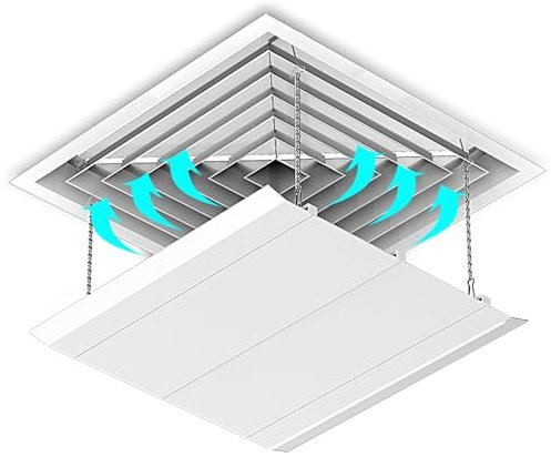 Windabweiser für Klimaanlagen, Versenkbare Windschutzscheibe, Anti-Direct, Blowing kalt/warm, Für Zentrale Klimaanlage, Hause/Büro, Senioren, Babys, Schwangerschaft (Color : 30 * 30cm)