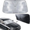 BOOSHMall Sonnenschutz Auto Frontscheibe, 140 x 80 cm Auto Windschutzscheibe Sonnenschutz Regenschirm, UV-Schutz Auto Frontscheibenabdeckung Innen, für die meisten Auto & SUV