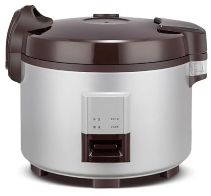 Olla arrocera grande (9 l ~ 18 l) Olla arrocera antiadherente espesa comercial, for restaurantes, comedores, escuelas, 220-240V, alimentación de US/EU(18L)