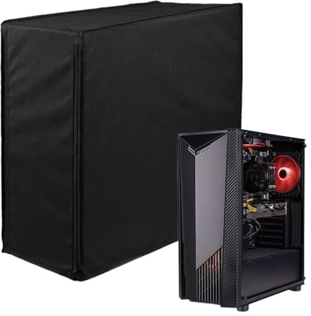 Computer CPU Dust Cover | PC Computer Case Protection Dust Protector - Desktop PC CPU Full Case with Zipper for Computer Host