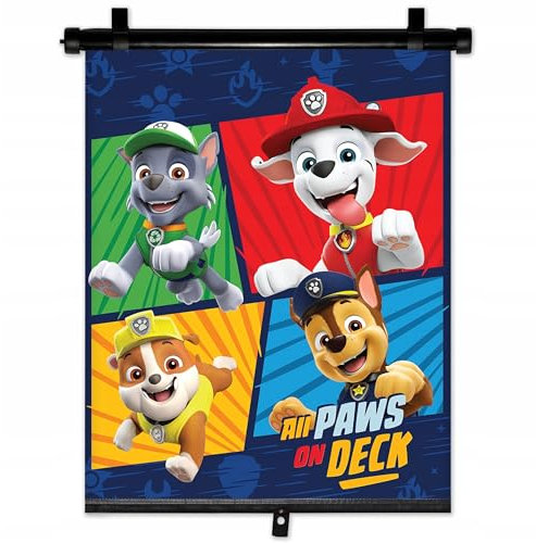 Paw Patrol Sonnenrollo für Auto, für Kinder, für Jungen 36x45 cm (Mehrfarbig)