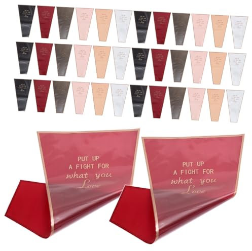 TIDTALEO 150 Stück Professionelle Verpackungsbeutel, Blumenstraußhüllen, Dekorative Verpackungshüllen