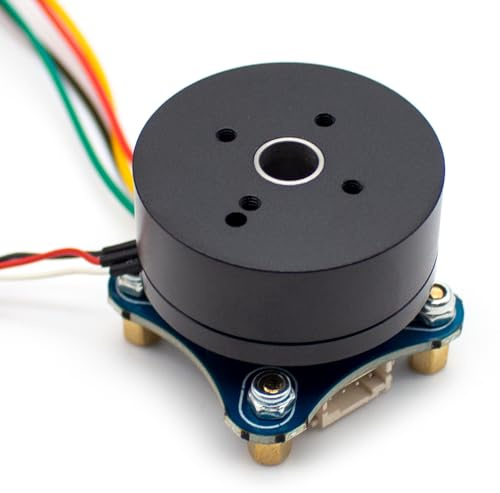LeTkingok 2804 Bürstenloser Gleichstrommotor mit Hohlwelle und AS5600 Magnetencoder, Hall Sensor Außenrotor BLDC Motor Kit Unterstützt FOC Steuerung