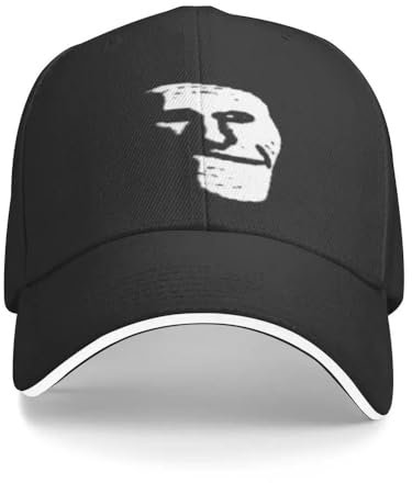 Lomvieal Depressed Sad Troll Face Meme Baseball Cap Ball Cute Herren, T-273676, Einheitsgröße