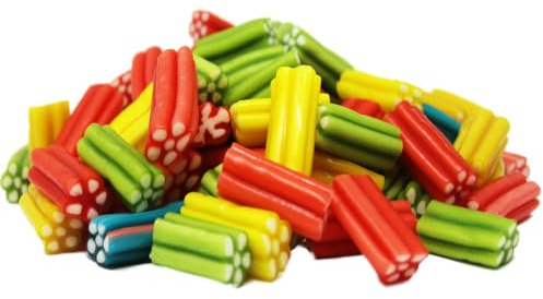 Fruchtgummi Kolbenfrüchte gefüllt mit Weichkaramell Halal 175g