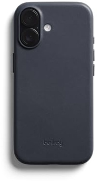 Bellroy Phone Case, kompatibel mit iPhone 17 - Nightsky | Schlanke Leder-Handyhülle für ein iPhone 17 mit Mikrofaserfutter und Zugriff auf alle Tasten und Anschlüsse