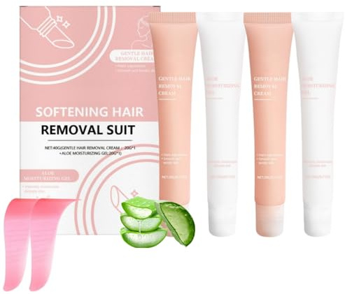Enthaarungscreme Intimbereich Für Männer Und Frauen,Haarentfernungscreme Für Gesicht,Lippen,Intim,Haarentferner Gel,Haar Entfernungs Creme,Natürliche Inhaltsstoffe Hair Removal Cream(2 Stück)