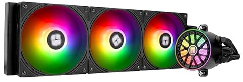 Thermalright AQUA ELITE 360 V6 ARGB Black Refroidisseur de liquide pour processeur, 360 rangées de refroidissement, 3 radiateurs à eau de 120mm, AMD : AM4/AM5, Intel LGA115X/1200/1700/1851