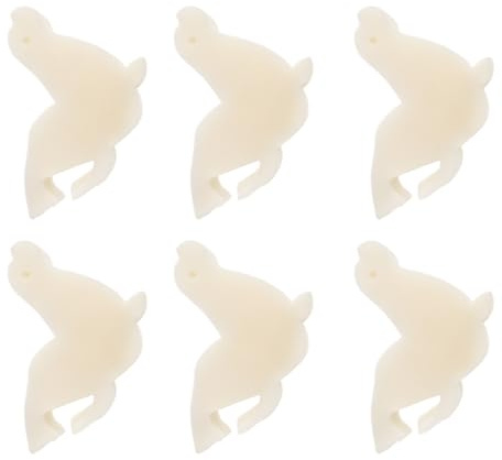 VINTORKY Oil Absorbing Swimming Pool Sponge 6Pcs Sturdy White Cleaning for Hot Tub and Spa Water