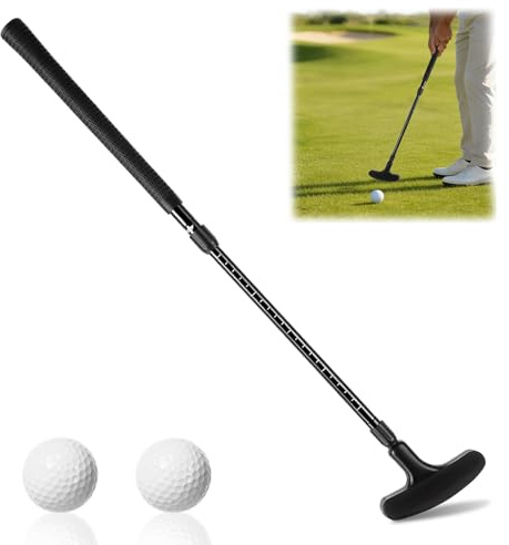 Palo de golf retráctil para interior y exterior