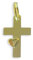 Viennagold Kreuz Anhänger mit Herzchen 14 Karat Gold 585 (Art.203063) Gratis Express Gravur