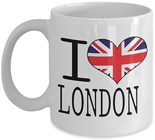 I Love Heart London Union Jack Flag Gift Mug