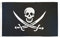 AZ FLAG Bandiera Pirata Jack Rackham 150x90cm - Bandiera dei Pirati - Teschio 90 x 150 cm
