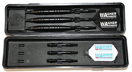 3 Dartpfeile mit Softspitzen, 3 Softdarts WA Black Line in Box