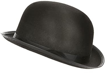 DEGUISE TOI VEGAOO - Melone für Erwachsene - Einheitsgröße - Schwarz - Accessoires - - Carnaval