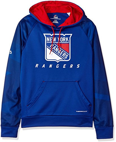 VF LSG Herren NHL Penalty Shot Langarm-Kapuzen-Fleece, Blau/Rot, M